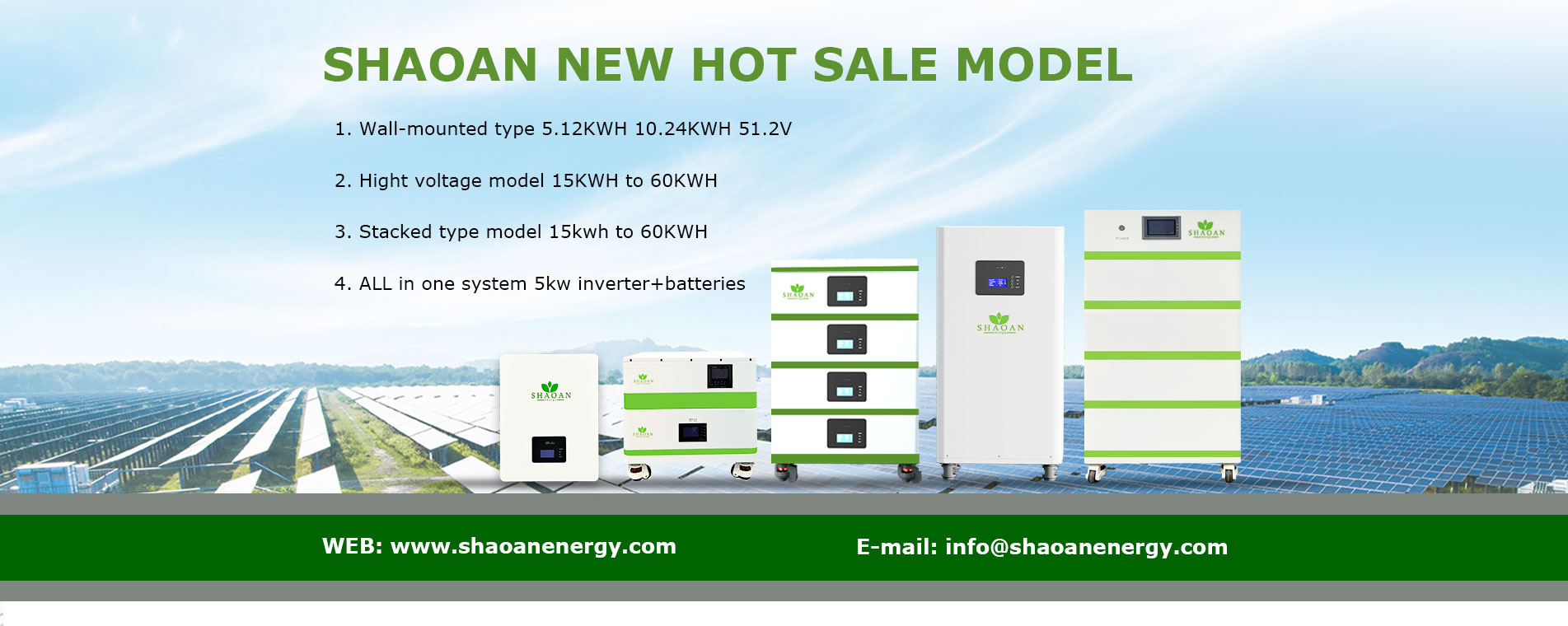 SHAOAN NEW HOT SALE MODEL
