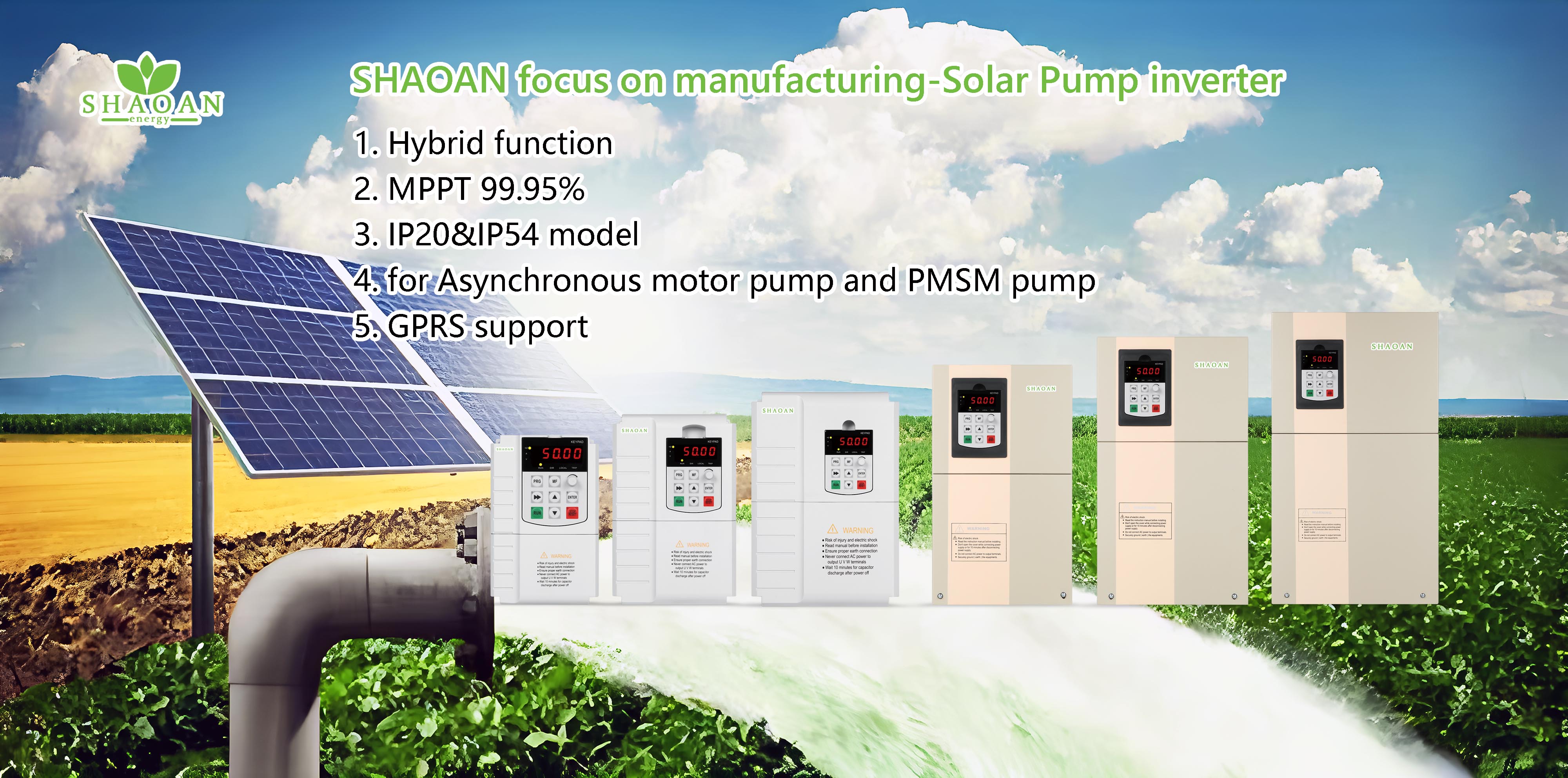 SHAOAN solar pump inverter